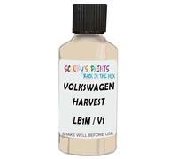 SCOOBYS PAINTS BACK IN THE MIX Touch Up Paint Compatible With Volkswagen Harvest Moon Beige Lb1M / V1 Scratch Fix Automotive Car (30Ml)