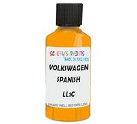 SCOOBYS PAINTS BACK IN THE MIX Touch Up Paint Compatible With Volkswagen Spanish Yellow Ll1C Scratch Fix Automotive Car (30Ml)