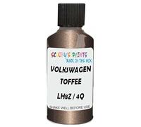 SCOOBYS PAINTS BACK IN THE MIX Touch Up Paint Compatible With Volkswagen Toffee Brown Metallic Lh8Z / 4Q Scratch Fix Automotive Car (30Ml)