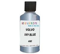 SCOOBYS PAINTS BACK IN THE MIX Touch Up Paint Compatible With Volvo Sky Blue Metallic 461 Scratch Fix Automotive Car (30Ml)