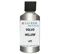 SCOOBYS PAINTS BACK IN THE MIX Touch Up Paint Compatible With Volvo Willow Green Metallic 471 Scratch Fix Automotive Car (30Ml)