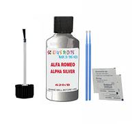 SCOOBYS PAINTS BACK IN THE MIX Touch Up Paint For Alfa Romeo Giulia Alpha Silver 620/B 2010-2022 30Ml Bottle Brush Scratch Stone Chip Repair Pen