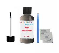 SCOOBYS PAINTS BACK IN THE MIX Touch Up Paint For Audi A7 Dakota Grey Ly1P 2010-2018 30Ml Bottle Brush Scratch Stone Chip Repair Pen