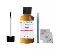 SCOOBYS PAINTS BACK IN THE MIX Touch Up Paint For Audi Q8 Dragon Orange Ly2Y 2019-2022 30Ml Bottle Brush Scratch Stone Chip Repair Pen