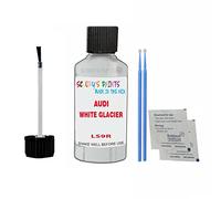 SCOOBYS PAINTS BACK IN THE MIX Touch Up Paint For Audi Q8 White Glacier Ls9R 2011-2022 30Ml Bottle Brush Scratch Stone Chip Repair Pen