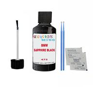 SCOOBYS PAINTS BACK IN THE MIX Touch Up Paint For Bmw 1 Series Sapphire Black 475 2001-2022 30Ml Bottle Brush Scratch Stone Chip Repair Pen