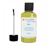 SCOOBYS PAINTS BACK IN THE MIX Touch Up Paint For Bmw Sao Paulo Yellow/Zesty Yellow Uni C5H Metallic