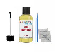 SCOOBYS PAINTS BACK IN THE MIX Touch Up Paint For Bmw Z3 Neon Yellow 427 1999-2002 30Ml Bottle Brush Scratch Stone Chip Repair Pen