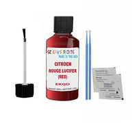 SCOOBYS PAINTS BACK IN THE MIX Touch Up Paint For Citroen Berlingo Van Rouge Lucifer (Red) Ekqd 1998-2017 30Ml Bottle Brush Scratch Stone Chip Repair Pen