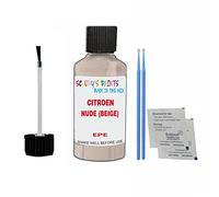 SCOOBYS PAINTS BACK IN THE MIX Touch Up Paint For Citroen C1 Nude (Beige) Epe 2018-2021 30Ml Bottle Brush Scratch Stone Chip Repair Pen