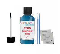 SCOOBYS PAINTS BACK IN THE MIX Touch Up Paint For Citroen C3 Cobalt Blue (Blue) Jy 2016-2017 30Ml Bottle Brush Scratch Stone Chip Repair Pen
