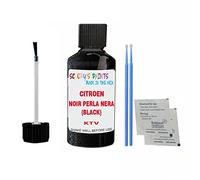 SCOOBYS PAINTS BACK IN THE MIX Touch Up Paint For Citroen Ds3 Noir Perla Nera (Black) Ktv 2007-2021 30Ml Bottle Brush Scratch Stone Chip Repair Pen