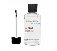 SCOOBYS PAINTS BACK IN THE MIX Touch Up Paint For Fiat 500 Ambient White Ewp 1993-2019 30Ml Bottle Brush Scratch Stone Chip Repair Pen