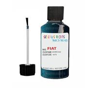 SCOOBYS PAINTS BACK IN THE MIX Touch Up Paint For Fiat 500 Blu Dipinto Di Blu 687B 2013-2016 30Ml Bottle Brush Scratch Stone Chip Repair Pen