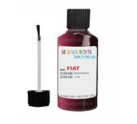 SCOOBYS PAINTS BACK IN THE MIX Touch Up Paint For Fiat 500 Bordeaux Pontevecchio 142B 2012-2012 30Ml Bottle Brush Scratch Stone Chip Repair Pen