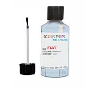 SCOOBYS PAINTS BACK IN THE MIX Touch Up Paint For Fiat 500 Cha Cha Cha Azure 294A 2005-2014 30Ml Bottle Brush Scratch Stone Chip Repair Pen