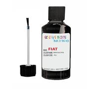 SCOOBYS PAINTS BACK IN THE MIX Touch Up Paint For Fiat 500 Diamond Black Crystal Pxj 2012-2019 30Ml Bottle Brush Scratch Stone Chip Repair Pen