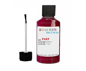 SCOOBYS PAINTS BACK IN THE MIX Touch Up Paint For Fiat Tipo Rosso Amore 716 2016-2019 30Ml Bottle Brush Scratch Stone Chip Repair Pen