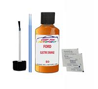 SCOOBYS PAINTS BACK IN THE MIX Touch Up Paint For Ford Focus ST ELECTRIC ORANGE EO 2006-201130ml bottle brush scratch stone chip repair pen