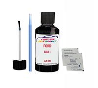 SCOOBYS PAINTS BACK IN THE MIX Touch Up Paint For Ford Ka BLACK 1 632D 1968-200230ml bottle brush scratch stone chip repair pen