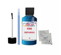SCOOBYS PAINTS BACK IN THE MIX Touch Up Paint For Ford Kuga DESERT ISLAND BLUE IJ 2018-202230ml bottle brush scratch stone chip repair pen