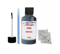 SCOOBYS PAINTS BACK IN THE MIX Touch Up Paint For Ford Mustang INFINITE BLUE 7462 2021-202130ml bottle brush scratch stone chip repair pen