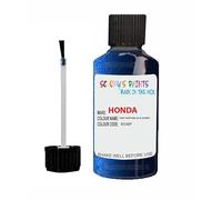 SCOOBYS PAINTS BACK IN THE MIX Touch Up Paint For Honda Civic Deep Sapphire Blue B548P 2007-2013 30Ml Bottle Brush Scratch Stone Chip Repair Pen