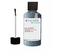 SCOOBYS PAINTS BACK IN THE MIX Touch Up Paint For Hyundai I10 Aqua Sparkling W3U 2015-2017 30Ml Bottle Brush Scratch Stone Chip Repair Pen