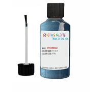 SCOOBYS PAINTS BACK IN THE MIX Touch Up Paint For Hyundai I30 Ash Blue V3U 2015-2017 30Ml Bottle Brush Scratch Stone Chip Repair Pen