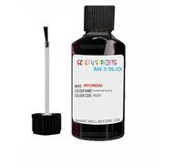 SCOOBYS PAINTS BACK IN THE MIX Touch Up Paint For Hyundai Kona Phantom Black Mzh 2010-2020 30Ml Bottle Brush Scratch Stone Chip Repair Pen