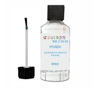 SCOOBYS PAINTS BACK IN THE MIX Touch Up Paint For Hyundai Serenity White Pearl W6E Metallic