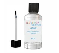 SCOOBYS PAINTS BACK IN THE MIX Touch Up Paint For Jaguar Ostuni Pearl White Ncz Metallic