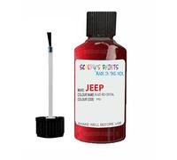 SCOOBYS PAINTS BACK IN THE MIX Touch Up Paint For Jeep Blaze Red Crystal 591 Metallic