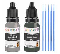 SCOOBYS PAINTS BACK IN THE MIX Touch Up Paint For Land Rover Keswick Green Hfu Scratch Stone Chip Repair With Grey Primer