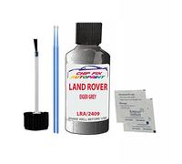 SCOOBYS PAINTS BACK IN THE MIX Touch Up Paint For Land Rover Range Rover Evoque Eiger Grey Lra 2020-2022 30Ml Bottle Brush Scratch Stone Chip Repair Pen