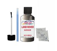 SCOOBYS PAINTS BACK IN THE MIX Touch Up Paint For Land Rover Range Rover Evoque Silicon Silver 2213 2016-2022 30Ml Bottle Brush Scratch Stone Chip Repair Pen