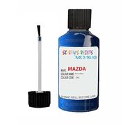 SCOOBYS PAINTS BACK IN THE MIX Touch Up Paint For Mazda Aurora Blue 34J Metallic