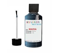 SCOOBYS PAINTS BACK IN THE MIX Touch Up Paint For Mazda Twilight Blue 12K Metallic