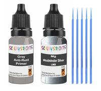 SCOOBYS PAINTS BACK IN THE MIX Touch Up Paint For Mg Westminster Silver Lmb Scratch Stone Chip Repair With Grey Primer