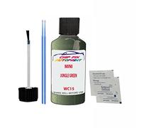 SCOOBYS PAINTS BACK IN THE MIX Touch Up Paint For Mini Cooper Countryman Jungle Green Wc15 2013-2018 30Ml Bottle Brush Scratch Stone Chip Repair Pen