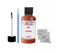 SCOOBYS PAINTS BACK IN THE MIX Touch Up Paint For Mini Cooper Hot Orange Wa26 2004-2008 30Ml Bottle Brush Scratch Stone Chip Repair Pen
