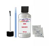 SCOOBYS PAINTS BACK IN THE MIX Touch Up Paint For Mini Cooper Nanuq White Wc6A 2021-2021 30Ml Bottle Brush Scratch Stone Chip Repair Pen