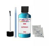 SCOOBYS PAINTS BACK IN THE MIX Touch Up Paint For Mini Mini Cooper Electric Blue Ii B86 2014-2021 30Ml Bottle Brush Scratch Stone Chip Repair Pen