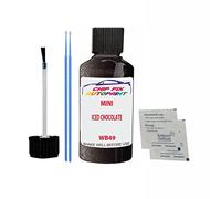 SCOOBYS PAINTS BACK IN THE MIX Touch Up Paint For Mini Mini Iced Chocolate Wb49 2013-2018 30Ml Bottle Brush Scratch Stone Chip Repair Pen