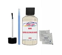 SCOOBYS PAINTS BACK IN THE MIX Touch Up Paint For Mini One Pepper (Old English) White 850 2001-2022 30Ml Bottle Brush Scratch Stone Chip Repair Pen