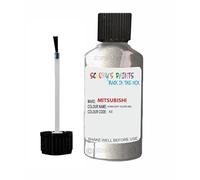 SCOOBYS PAINTS BACK IN THE MIX Touch Up Paint For Mitsubishi Starlight Silver Ke Metallic