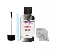SCOOBYS PAINTS BACK IN THE MIX Touch Up Paint For Nissan Leaf Grey Kad Kad 2007-2022 30Ml Bottle Brush Scratch Stone Chip Repair Pen