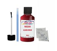 SCOOBYS PAINTS BACK IN THE MIX Touch Up Paint For Nissan Qashqai Alizarin Crimson Naj 2010-2021 30Ml Bottle Brush Scratch Stone Chip Repair Pen