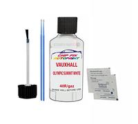 SCOOBYS PAINTS BACK IN THE MIX Touch Up Paint For Opel/Vauxhall Astra Vxr Olympic/Summit White 40R 2009-2021 30Ml Bottle Brush Scratch Stone Chip Repair Pen