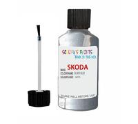 SCOOBYS PAINTS BACK IN THE MIX Touch Up Paint For Skoda Superb Silver Blue Lb5S 2013-2015 30Ml Bottle Brush Scratch Stone Chip Repair Pen